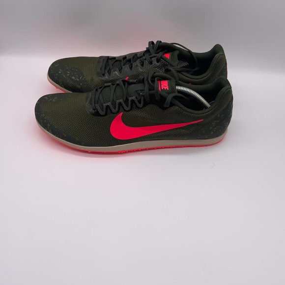 Nike Zoom Rival D 10 Spikes Olive Track Cleats - Picture 3 of 8